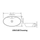 Thin Rim Vessel Basin AN6168