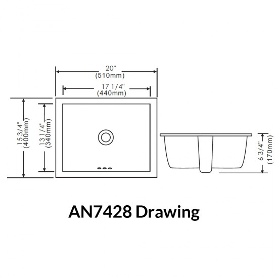 Undermount Basin AN7428