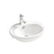 Semi-recessed basin AN7919